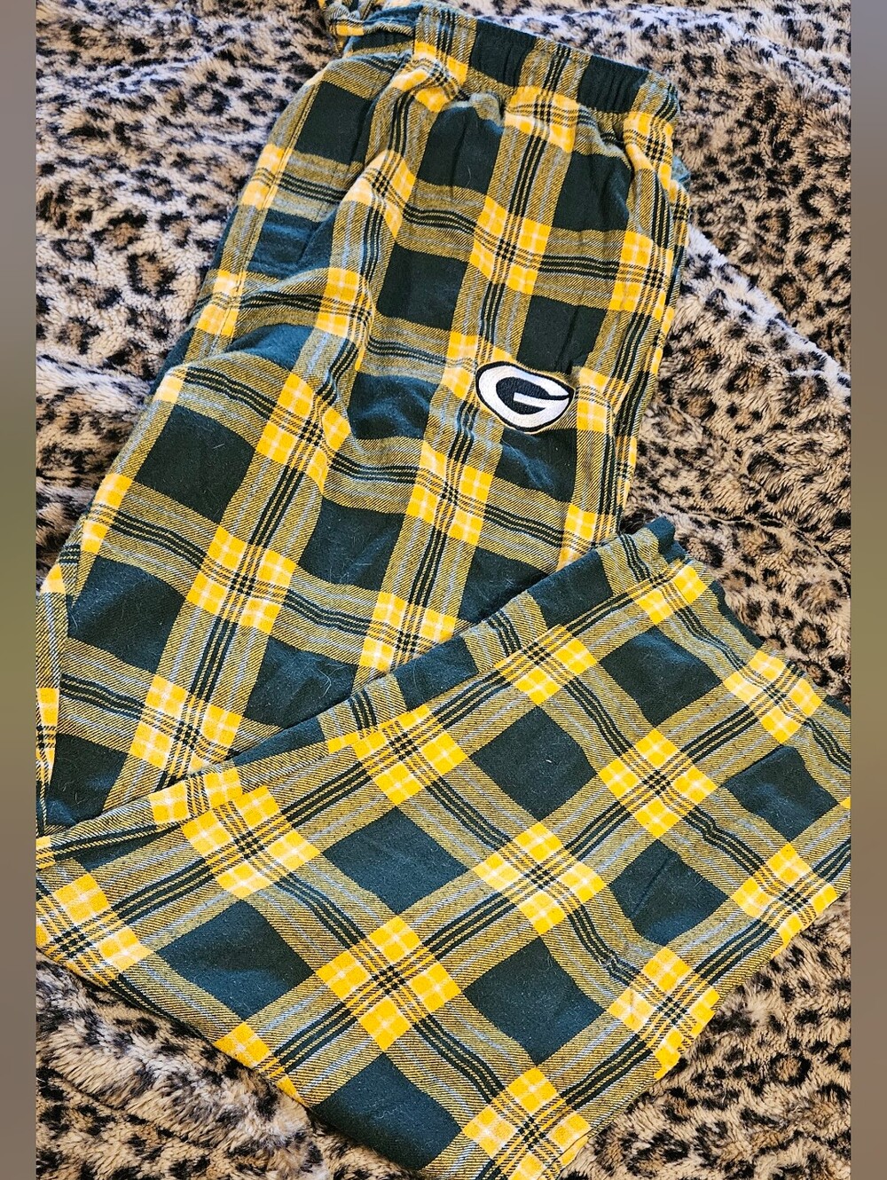 Green Bay Packers Plaid Pajama Pants